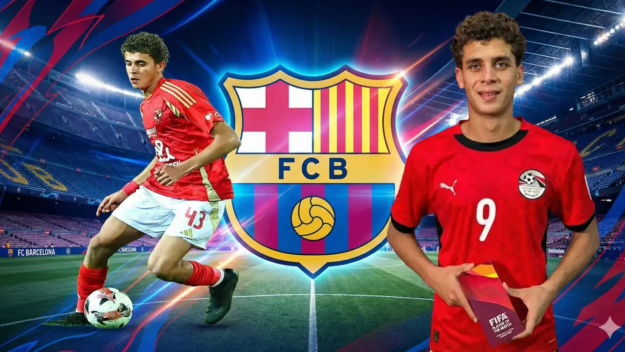 تطور مثير.. برشلونة يعيد النظر في صفقة حمزة عبد الكريم